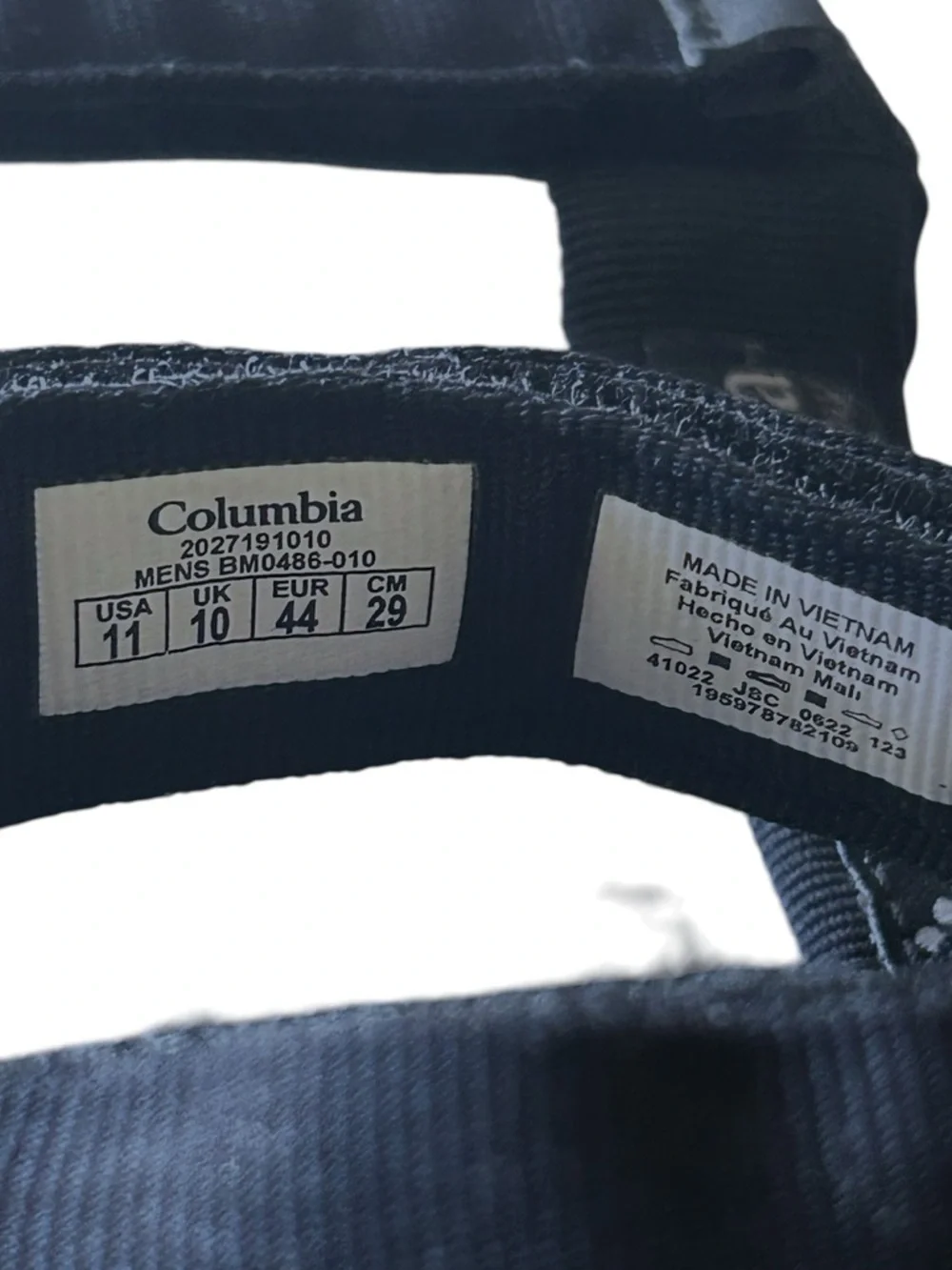 Columbia durable strap